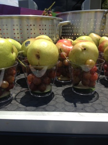 Fresh pears, grapes, and summer squash!! 